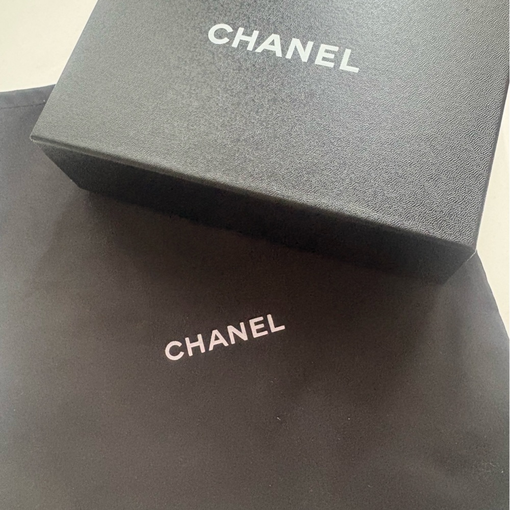 CHANEL Floral Scarf in Red, Blue, and Yellow - Picture 4 of 4